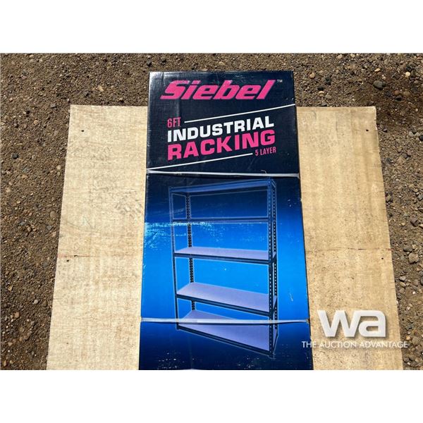 SIEBEL 6 FT. INDUSTRIAL 5 LAYER RACKING