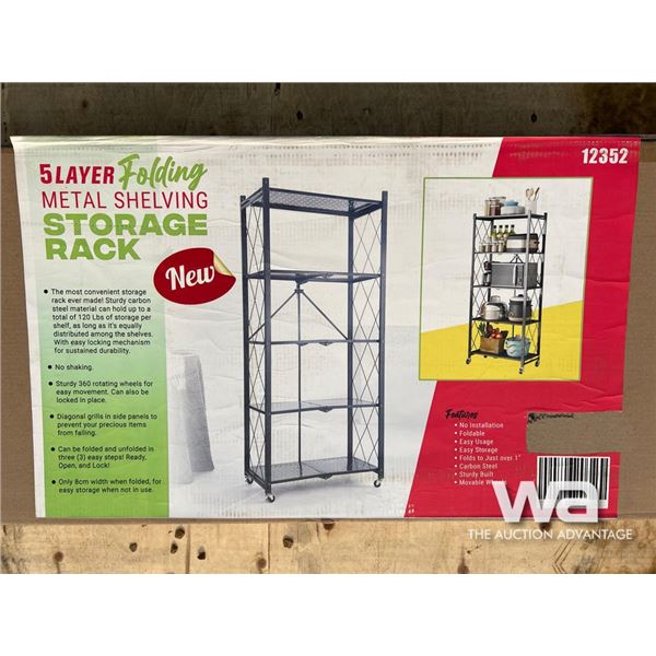 5 LAYER METAL SHELVING RACK