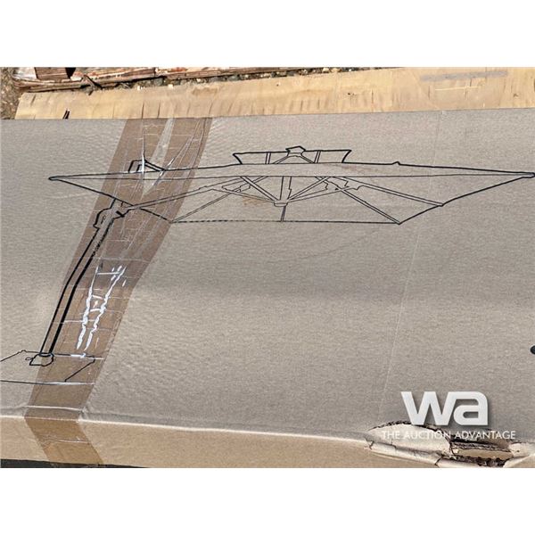 TMG 8 FT. SQUARE OFFSET PATIO CANTILEVER UMBRELLA