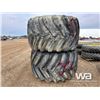 Image 2 : (2) TIRES AND RIMS 73X44.00-32 20PR