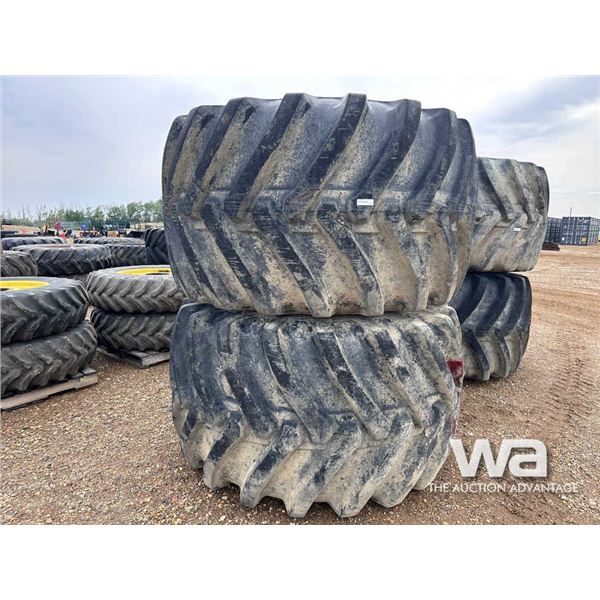 (2) TIRES AND RIMS 73X44.00-32 20PR