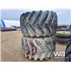 Image 2 : (2) TIRES AND RIMS 73X44.00-32 20PR