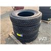 Image 2 : (4) GRIZZLY 11R24.5-16PR TRUCK DRIVE TIRES