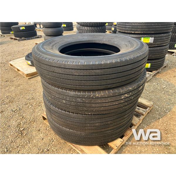 (4) GRIZZLY 11R24.5-16PR TRUCK TIRES