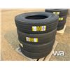 Image 2 : (4) ZWARTHZ 11R24.5-18PR TRUCK TIRES