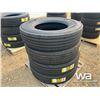 Image 3 : (4) ZWARTHZ 11R24.5-18PR TRUCK TIRES