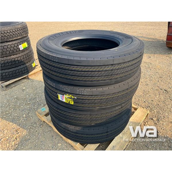 (4) ZWARTHZ 11R24.5-18PR TRUCK TIRES