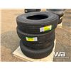 Image 2 : (4) GRIZZLY 11R22.5-16PR TRUCK TIRES