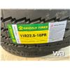 Image 4 : (4) GRIZZLY 11R22.5-16PR TRUCK TIRES