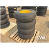 Image 2 : (4) TREADURA 11L-15 IMPLEMENT TIRES & RIMS
