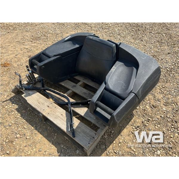 REAR ATV SEAT WITH FOOT PEGS