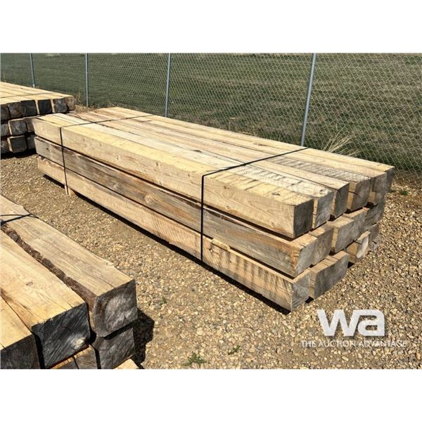 (18) 8X8X12 FT. PINE TIMBERS