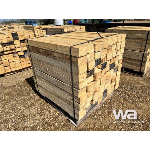 (80) 4X6X4 FT. ROUGH TIMBERS