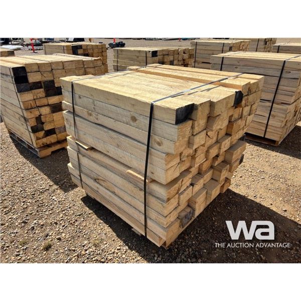 (80) 4X6X4 FT. ROUGH TIMBERS