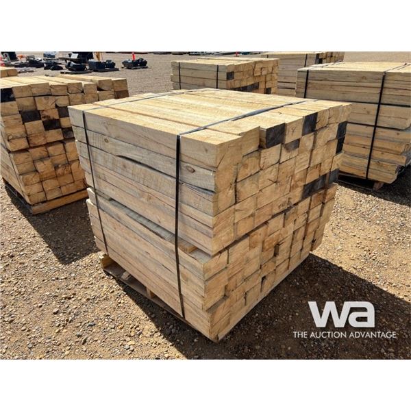 (80) 4X6X4 FT. ROUGH TIMBERS