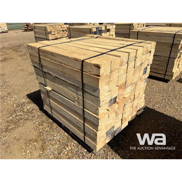 (80) 4X6X4 FT. ROUGH TIMBERS
