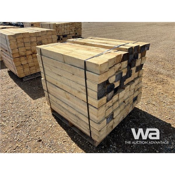 (80) 4X6X4 FT. ROUGH TIMBERS