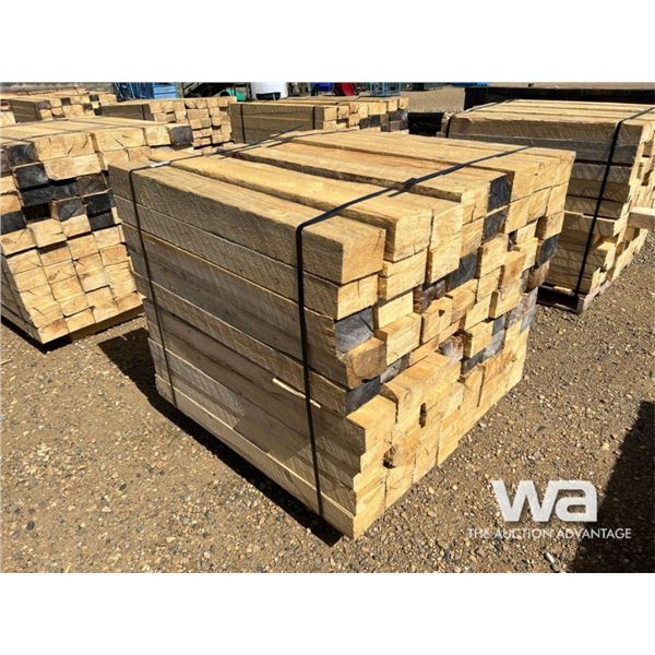 (80) 4X6X4 FT. ROUGH TIMBERS