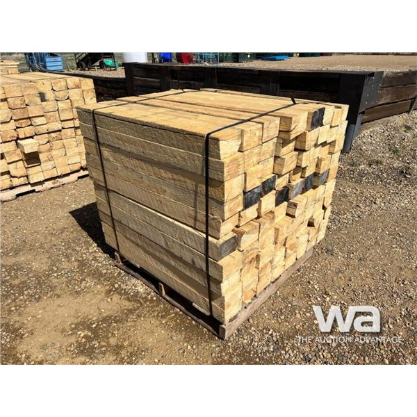 (80) 4X6X4 FT. ROUGH TIMBERS