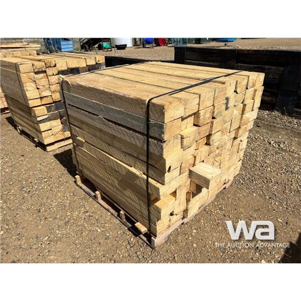 (80) 4X6X4 FT. ROUGH TIMBERS