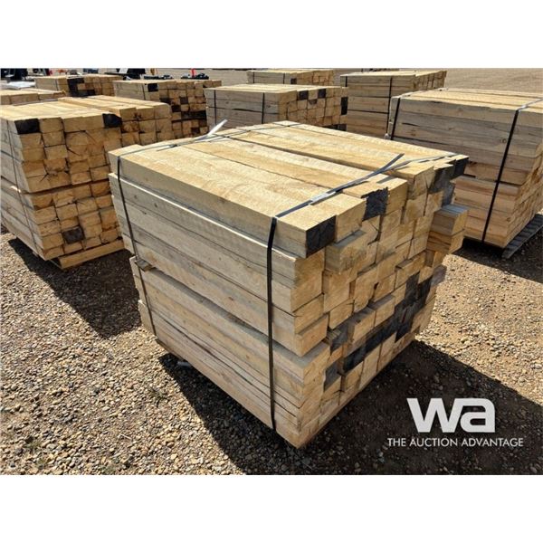 (80) 4X6X4 FT. ROUGH TIMBERS
