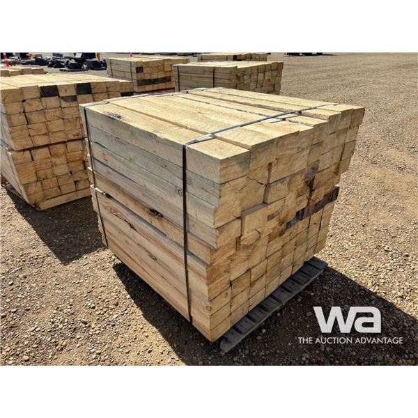 (80) 4X6X4 FT. ROUGH TIMBERS
