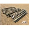 Image 2 : (73) 5-6 IN. X 8 FT. TREATED POSTS