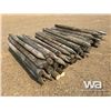 Image 3 : (73) 5-6 IN. X 8 FT. TREATED POSTS