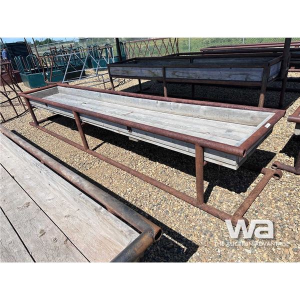 14 FT. STEEL FRAME BUNK FEEDER