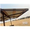 Image 6 : 12 FT. STEEL FRAME BUNK FEEDER & ROOF