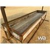 Image 7 : 12 FT. STEEL FRAME BUNK FEEDER & ROOF
