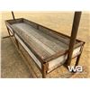 Image 8 : 12 FT. STEEL FRAME BUNK FEEDER & ROOF
