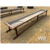 Image 4 : 14 FT. STEEL FRAME BUNK FEEDER