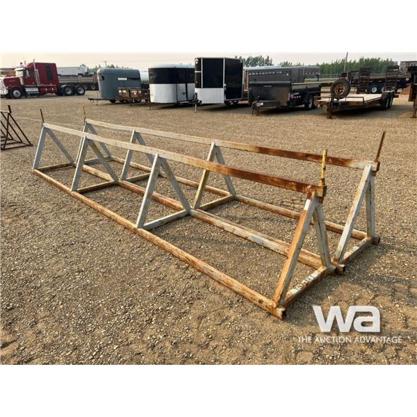 (2) 20 FT. GREY PIPE RACKS