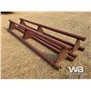 Image 3 : (2) 14 FT. PURPLE LOW PROFILE PIPE RACKS