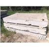 Image 2 : (6) 5 X 8 FT. CONCRETE SLABS