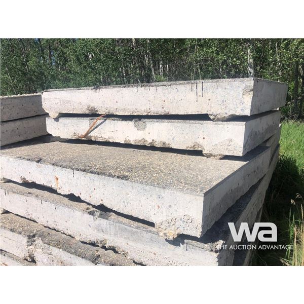 (6) 5 X 8 FT. CONCRETE SLABS