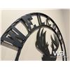 Image 2 : WELCOME DEER METAL WALL DECOR