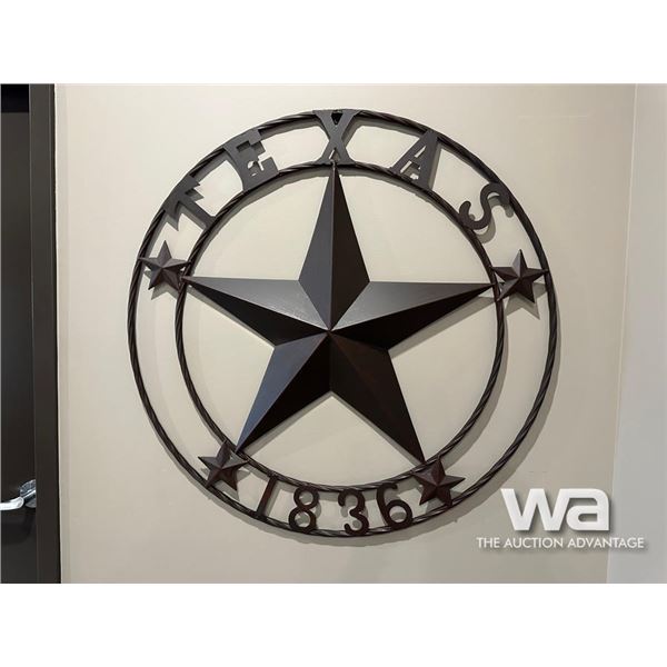 TEXAS 1836 STAR METAL WALL DECOR