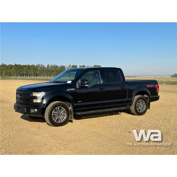 2016 FORD F-150 LARIAT CREW CAB PICKUP