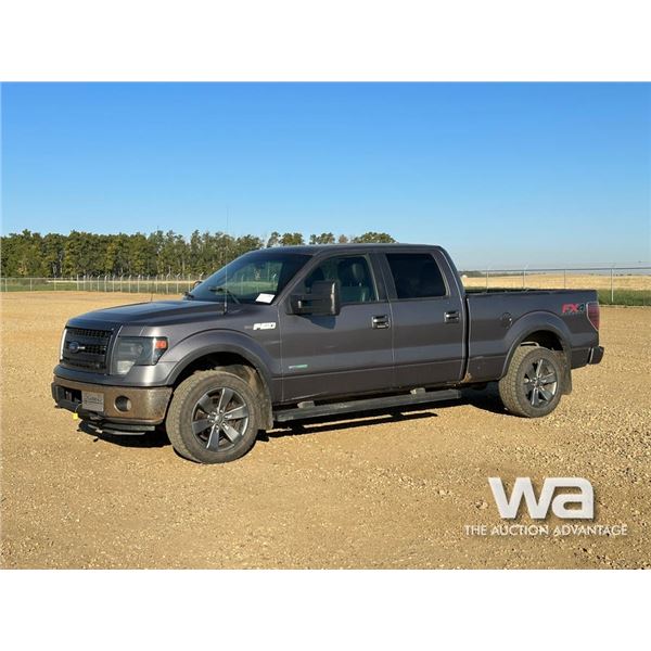 2014 FORD F-150 LARIAT CREW CAB PICKUP