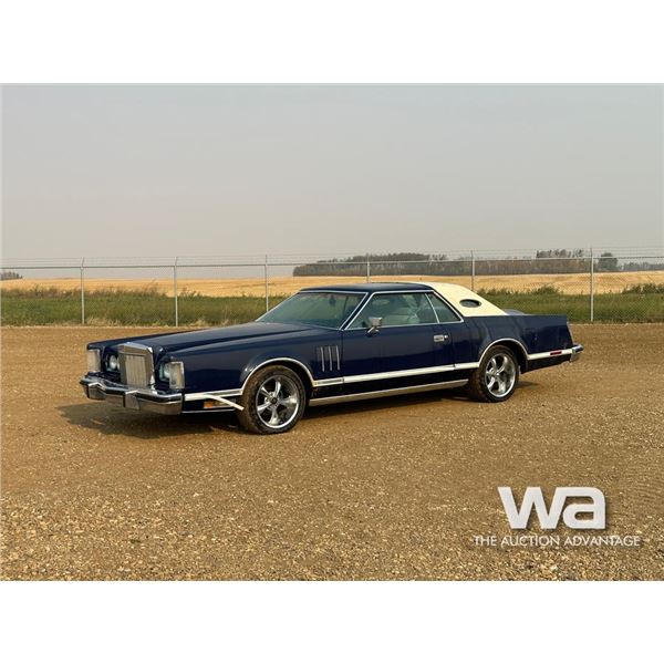 1978 LINCOLN MARK V 2 DOOR COUPE CAR