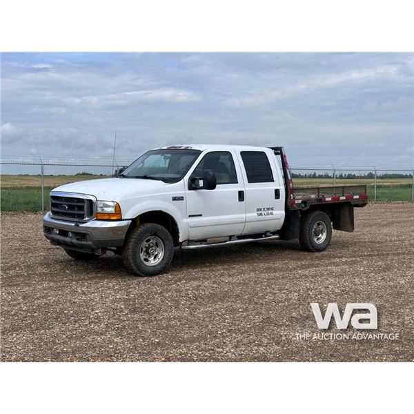 2001 FORD F-250 FLATBED CREW CAB TRUCK