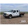 Image 1 : 2001 FORD F-250 FLATBED CREW CAB TRUCK
