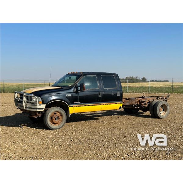 2004 FORD F550 XLT CREW CAB & CHASSIS