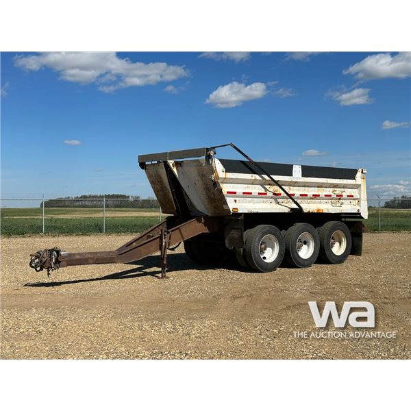 2005 CROSS COUNTRY 17 FT. TRIDEM DUMP PUP TRAILER