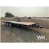 Image 2 : 2014 RAINBOW T/A  24 FT. FLAT DECK TRAILER