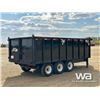 Image 3 : 2019 ABU 16 FT. TRIDEM HYD. DUMP TRAILER
