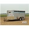 Image 1 : 1992 TRAILMANN 16 FT. T/A STOCK HORSE TRAILER