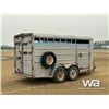 Image 3 : 1992 TRAILMANN 16 FT. T/A STOCK HORSE TRAILER